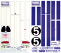 PARMA 1/10 Viper Decal Set D_rDtK