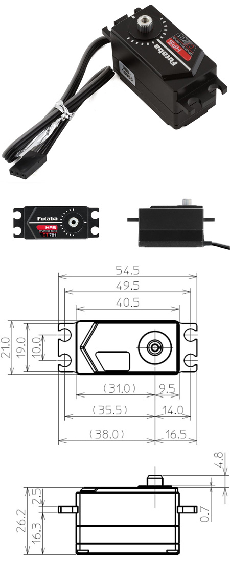 フタバ HPS-CT701 カー用 超ハイトルクロープロサーボ 安心価格 euro