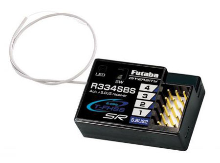 超速度遙控模型-- FUTABA R334SBS T-FHSS 四動雙向接收器(7PX對應)