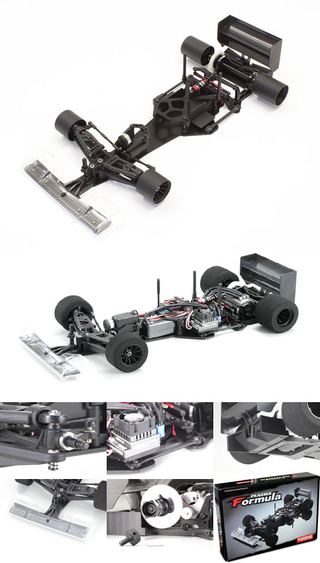 超速度遙控模型-- KYOSHO PLAZMA FORMULA 1/10 電動F1平跑車套件