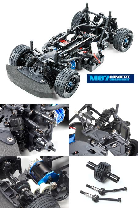 超速度遙控模型-- TAMIYA 58647 M-07 PRO 1/10 電動房車套件